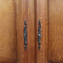 Load image into Gallery viewer, x SOLD An Antique French Oak 4 Door Bedroom Wardrobe Linen Press Armoire Cabinet B12802