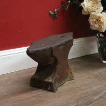 Load image into Gallery viewer, Large Antique French Blacksmith's Double Horn Anvil with Hardie Hole. B12485