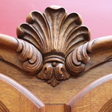 Load image into Gallery viewer, x SOLD An Antique French Oak 4 Door Bedroom Wardrobe Linen Press Armoire Cabinet B12802