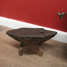 Load image into Gallery viewer, Large Antique French Blacksmith's Double Horn Anvil with Hardie Hole. B12485