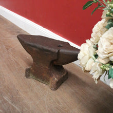 Load image into Gallery viewer, Large Antique French Blacksmith's Double Horn Anvil with Hardie Hole. B12485