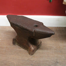 Load image into Gallery viewer, Large Antique French Blacksmith's Double Horn Anvil with Hardie Hole. B12485