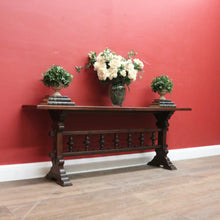 Load image into Gallery viewer, x SOLD Antique French Walnut Sofa Table or Narrow Hall Table, Entry or Foyer Table. B12279