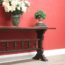 Load image into Gallery viewer, x SOLD Antique French Walnut Sofa Table or Narrow Hall Table, Entry or Foyer Table. B12279