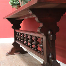 Load image into Gallery viewer, x SOLD Antique French Walnut Sofa Table or Narrow Hall Table, Entry or Foyer Table. B12279