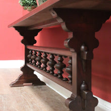 Load image into Gallery viewer, x SOLD Antique French Walnut Sofa Table or Narrow Hall Table, Entry or Foyer Table. B12279