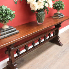 Load image into Gallery viewer, x SOLD Antique French Walnut Sofa Table or Narrow Hall Table, Entry or Foyer Table. B12279