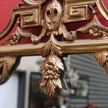 Load image into Gallery viewer, Italian Florentine Gilt Wall Mirror in Brass – Vintage Wall Decor B12864