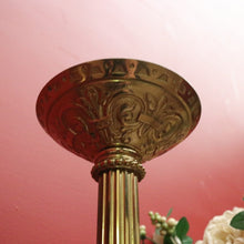 Load image into Gallery viewer, Pair of Antique French Gothic Solid Brass Church Candlestick Holders. B12319