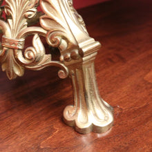 Load image into Gallery viewer, Pair of Antique French Gothic Solid Brass Church Candlestick Holders. B12319
