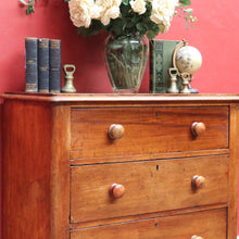 Load image into Gallery viewer, x SOLD Antique Australian Cedar small 3 Three Drawer Chest of bedroom Drawers B12912