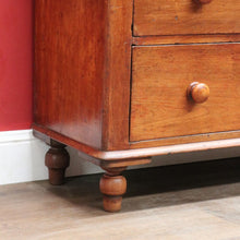 Load image into Gallery viewer, x SOLD Antique Australian Cedar small 3 Three Drawer Chest of bedroom Drawers B12912