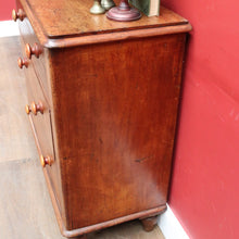 Load image into Gallery viewer, x SOLD Antique Australian Cedar small 3 Three Drawer Chest of bedroom Drawers B12912