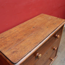 Load image into Gallery viewer, x SOLD Antique Australian Cedar small 3 Three Drawer Chest of bedroom Drawers B12912