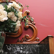 Load image into Gallery viewer, x SOLD Antique French Marble Top Dresser with Ornate Mirror and Storage Cabinet. B12400