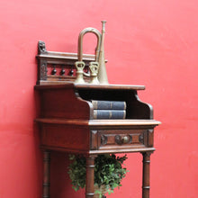 Load image into Gallery viewer, x SOLD Antique French Oak single door 1 Tier Bedside Cabinet or Hall Cabinet, Table B12730