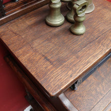 Load image into Gallery viewer, x SOLD Antique French Oak single door 1 Tier Bedside Cabinet or Hall Cabinet, Table B12730