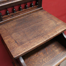 Load image into Gallery viewer, x SOLD Antique French Oak single door 1 Tier Bedside Cabinet or Hall Cabinet, Table B12730
