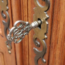 Load image into Gallery viewer, Antique French Wardrobe, French Oak 4 Door Armoire Wardrobe Linen Press Cabinet B12803