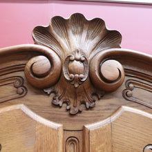 Load image into Gallery viewer, Antique French Wardrobe, French Oak 4 Door Armoire Wardrobe Linen Press Cabinet B12803