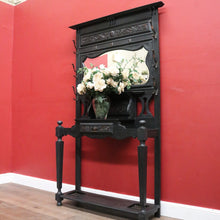 Load image into Gallery viewer, x SOLD Antique French Hall Stand with Mirror, Hooks & Umbrella Trays – Elegant Storage. B12489