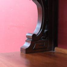 Load image into Gallery viewer, Antique English Mahogany 2 Tier Dumb Waiter Servery Sideboard Cabinet B12896