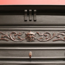 Load image into Gallery viewer, x SOLD Antique French Hall Stand with Mirror, Hooks & Umbrella Trays – Elegant Storage. B12489