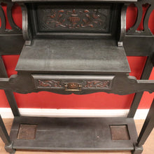Load image into Gallery viewer, x SOLD Antique French Hall Stand with Mirror, Hooks & Umbrella Trays – Elegant Storage. B12489