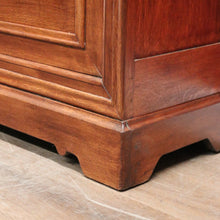 Load image into Gallery viewer, x SOLD Antique French Oak Two-Door Glazed Cabinet with Key and Adjustable Shelves. B12275