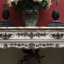 Load image into Gallery viewer, x SOLD Antique French Shabby Chic Side Cabinet with Drawer & Open Display Space. B12490