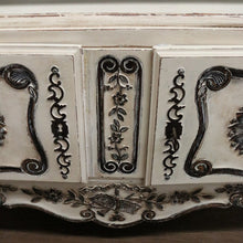Load image into Gallery viewer, x SOLD Antique French Shabby Chic Side Cabinet with Drawer & Open Display Space. B12490