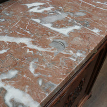 Load image into Gallery viewer, Antique French Oak Marble Top Sideboard with Drawers and Cupboards. B12870