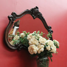 Load image into Gallery viewer, x SOLD French Oak Wall Hanging Mirror with Bevelled Glass and Carved Frame. B12761