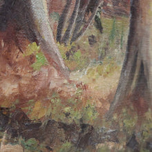 Load image into Gallery viewer, Vintage Oil on Canvas Simon G Foret de Soignes 1986 Gilt Framed Painting. B12720