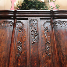 Load image into Gallery viewer, x SOLD Antique French Oak Two Door Sideboard with Curved Doors Entry or Foyer Cabinet. B12718