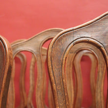 Load image into Gallery viewer, x SOLD Set of 10 Antique French Oak Dining Chairs with William Morris 'Strawberry Thief' Fabric. B12497