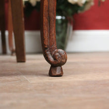 Load image into Gallery viewer, x SOLD Set of 10 Antique French Oak Dining Chairs with William Morris 'Strawberry Thief' Fabric. B12497