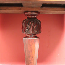 Load image into Gallery viewer, Antique English Pembroke Table with Drop Sides and Tapered Pedestal Base. B12496