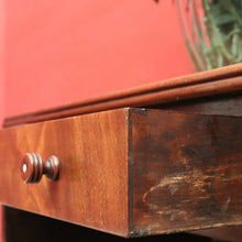 Load image into Gallery viewer, Antique English Pembroke Table with Drop Sides and Tapered Pedestal Base. B12496