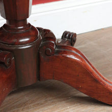 Load image into Gallery viewer, Antique English Pembroke Table with Drop Sides and Tapered Pedestal Base. B12496