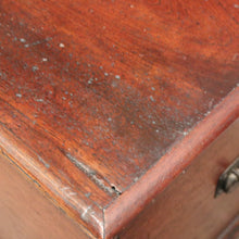 Load image into Gallery viewer, x SOLD Antique Australian Cedar Chest Blanket Box with Iron Handles & Original Candle Box. B12495