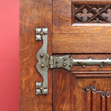 Load image into Gallery viewer, x SOLD Antique French Oak Gothic Sideboard with Quatrefoil and Linenfold Carving. B12708
