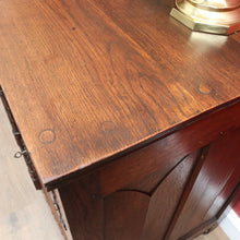 Load image into Gallery viewer, x SOLD Antique French Oak Gothic Sideboard with Quatrefoil and Linenfold Carving. B12708