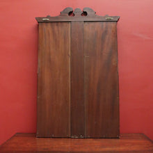 Load image into Gallery viewer, Antique English Rosewood Wall Mirror with Marquetry and String Inlay. B12499