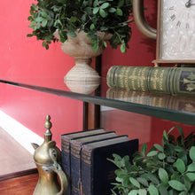 Load image into Gallery viewer, x SOLD Antique French Oak Gothic Display Cabinet with Bevelled Glass and Carved Detail. B12735