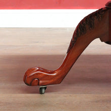Load image into Gallery viewer, x SOLD Vintage English Mahogany Dining Table with Two Leaves and Lion’s Paw Feet. B12872