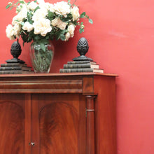Load image into Gallery viewer, x SOLD Antique Australian Cedar Two-Door Single Drawer Sideboard, Hall Cabinet, Chiffonier. B12507