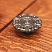 Load image into Gallery viewer, x SOLD Vintage French Oak Sewing Box – Scissor-Action 3-Tier, 6-Drawer Design with Twin Pedestal Base & Stretcher. B12294