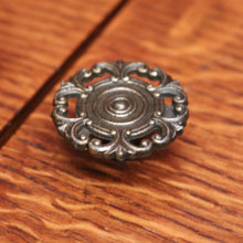 Load image into Gallery viewer, x SOLD Vintage French Oak Sewing Box – Scissor-Action 3-Tier, 6-Drawer Design with Twin Pedestal Base & Stretcher. B12294