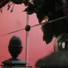 Load image into Gallery viewer, Antique French Oak Sideboard – Marquetry Inlay, Carved Floral Front, Brass Pulls. B12299